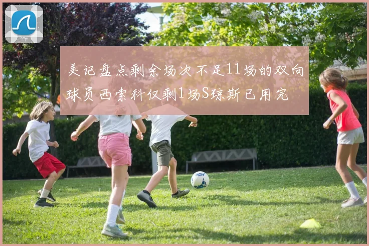美记盘点剩余场次不足11场的双向球员西索科仅剩1场S琼斯已用完