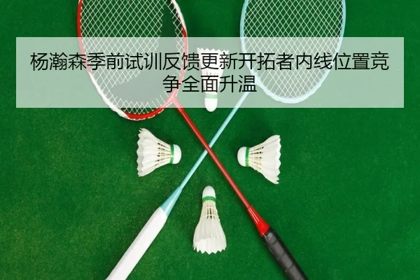 杨瀚森季前试训反馈更新开拓者内线位置竞争全面升温（bogou）